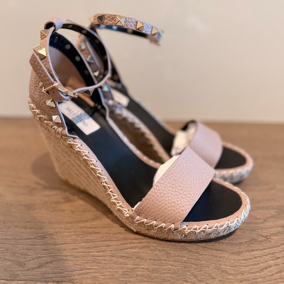 Valentino poudre Rockstud espadrille - Picture 13 of 14